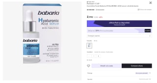 Pack conjunto bikini mujer dos piezas +serum marca Babariap or 8,02€