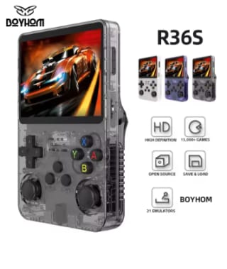 R36S Consola de videojuegos retroemuladora por 26,79€