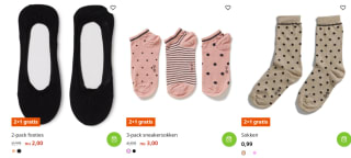 2+1 gratis op been- & ondermode bij Terstal