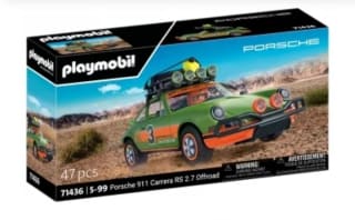 Playmobil Porsche 911 carrera por 33,99€.