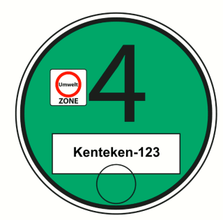 Milieusticker Duitsland voor €5,95 uit Berlijn