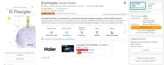 Libro El principito Versión Kindle por solo 1,87€