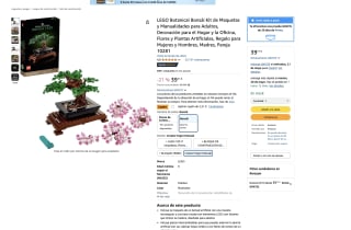 LEGO Botanical Bonsái Kit de Maquetas y Manualidades para Adulto por solo 37,50€