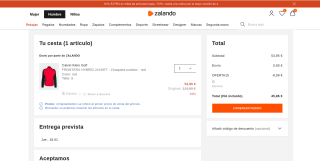 Chaqueta de Golf Calvin Klein Frontera por 45,86€