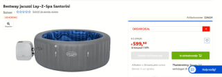 Lay-Z Spa Santorini opblaasbare spa - 7 persoons voor €599,50 bij Dreamland in Belgie