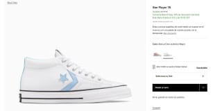 Converse hasta 40% descuento en Black Friday