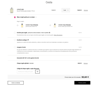 HERMÈS H24 175ml EDP a solo 83,60€