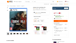 Resident Evil 4 Gold Edition PS5 por 29,94€