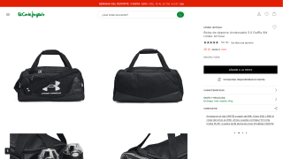 Bolsa de deporte Undeniable 5.0 Under Armour por 20€