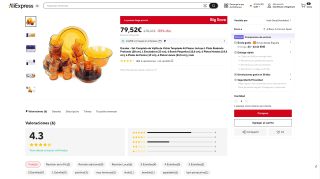 Duralex Set Completo de Vajilla de Vidrio Templado por 79,52€