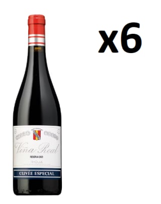 6 Botellas de Viña Real Cuvée Especial Reserva 2020 por 39.5€