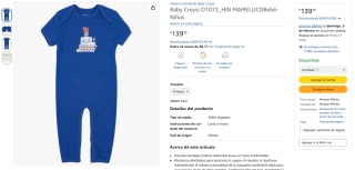 Baby Creysi Mameluco 9 Meses por $139 | Amazon