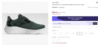 Zapatillas de Trainning para Hombre Joma Sodio por 15.71€