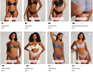 5 Slips voor €27,99 bij Hunkemöller