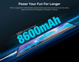 Tablet 11", 2000 x 1200 FHD, G99 MTK, android 13, 8 GB RAM, 128 ROM, 20 MP, carga rápida por 154,89€