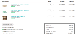 2+1 gratis op alle kussens en plaids bij Xenos