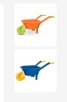 Carretilla fantasy infantil por 5,99€