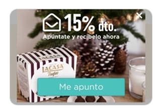 -15% de Descuento por suscribirnos a La Casa.