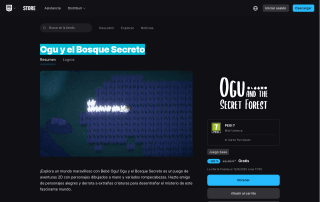 Juego Ogu y el Bosque Secreto en Epic Games disponible gratis