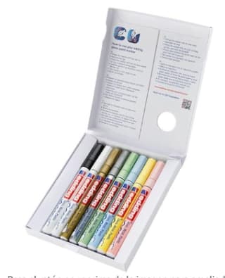 8 Rotuladores marcqaa edding 751 marcador de tinta opaca brillante por tan sólo 8,82€
