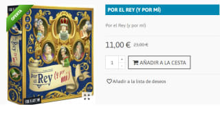 Juego de Mesa Por el Rey (y por mí) por 11€