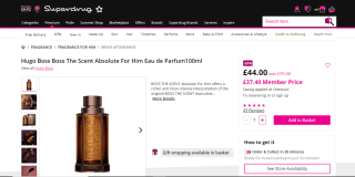 Hugo Boss The Scent Absolute For Him 100ml – £37.40