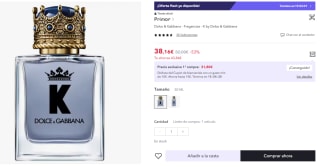Dolce & Gabbana K by perfume hombre por 26,71€
