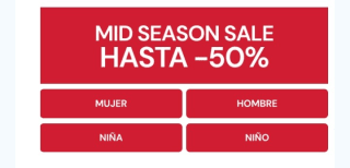 Hasta -50% , -30% y -25% en Springfield.