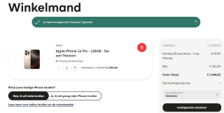 10% korting op bijna alles of 5% korting op Iphones bij Amac