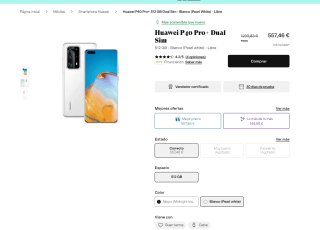 Huawei P40 Pro+ Dual Sim por 557,46€