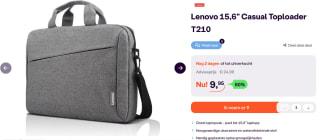 Lenovo 15,6" Casual Toploader T210 laptoptas voor €9,95 bij iBOOD