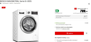 Bosch WAV28K70NL wasmachine voor €799 bij de MediaMarkt