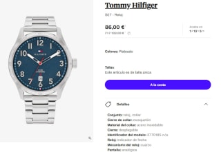 Reloj para Hombre Tommy Hilfiger por 86€