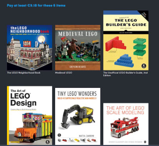 Build it with LEGO boekenbundel vanaf €1 bij Humble Bundle