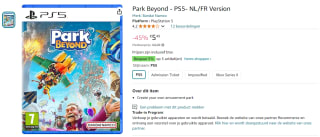 Park Beyond (PS5) voor €5,49 via Amazon.nl