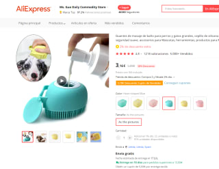 Guantes de masaje de baño por 3,16€