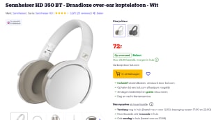 Sennheiser HD 350BT headset voor €72 bij bol.com