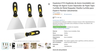 Set de 4 Espátulas de Acero Inoxidable Jieddey por 6,99€