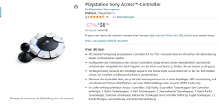 PlayStation 5 - Access Controller - voor €38,74 bij Amazon