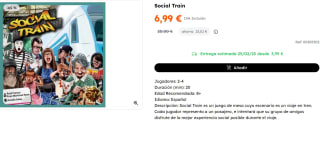 Juego de Mesa Social Train por 6.99€