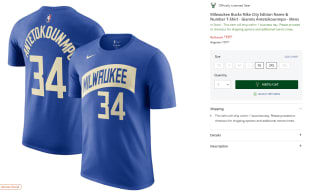 Camiseta para Hombre de los Milwaukee Bucks Nike City Edition por 19.5€