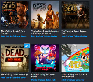 Humble Bundle The Walking Dead (and more from Skybound) bundel voor €18,30