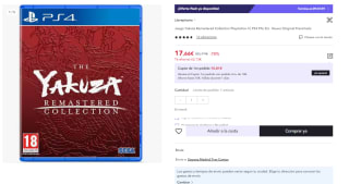 Juego The Yakuza Remastered Collection PS4 por 17.66€ (Cuenta Nueva 10.52€)