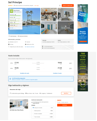 6 dias en Hotel 4* en Torremolinos + vuelos desde 340€ por persona con Rumbo