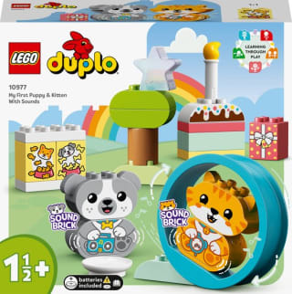 LEGO DUPLO "Mijn eerste Puppy en Kitten met geluid" (10977) voor €12,99