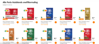 Alle Perla Huisblends snelfiltermaling 1+1 gratis bij de AH