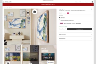 Create TV ART MATTE Televisor Smart TV QLED 4K 55" con pantalla antirreflejos y galería de arte por solo 664,95€