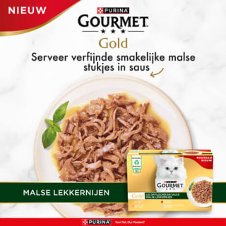50% korting op het 2e item van Purina gourmet