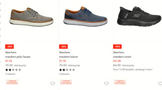 Diverse Skechers vanaf €47,99 bij Wehkamp