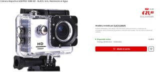 Cámara deportiva GOKPRO 1080 HD - KLACK, Resistente al Agua por 21.95€